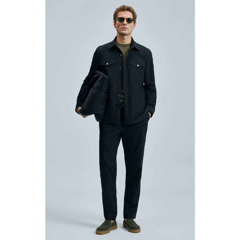 Lufian 111120067 Alex Mevsimlik İnce Yağmurluk Gömlek Erkek Mont