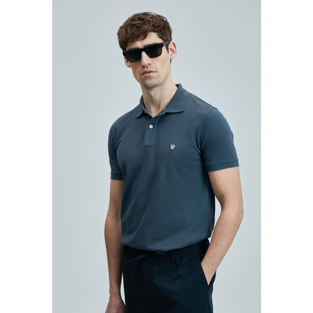Lufian 111040206 Laon Smart Polo Yaka Tişort Erkek T-Shirt