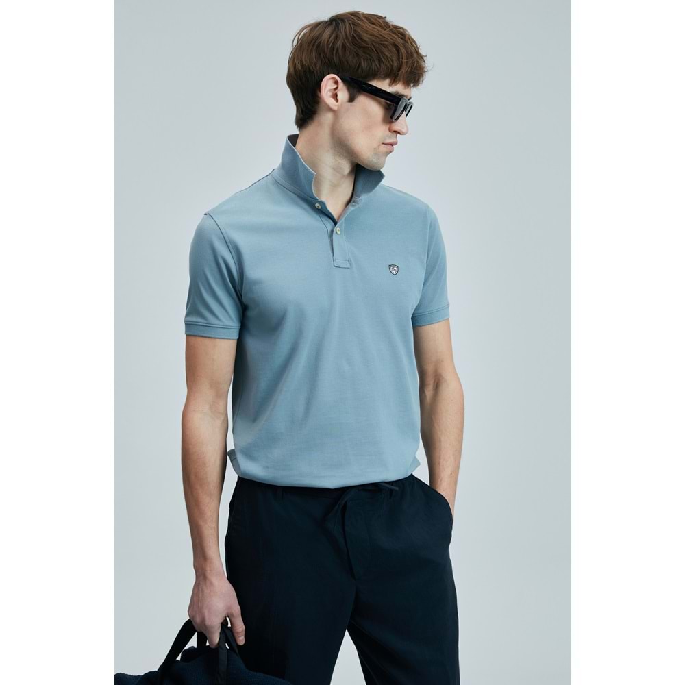 Lufian 111040206 Laon Smart Polo Yaka Tişort Erkek T-Shirt