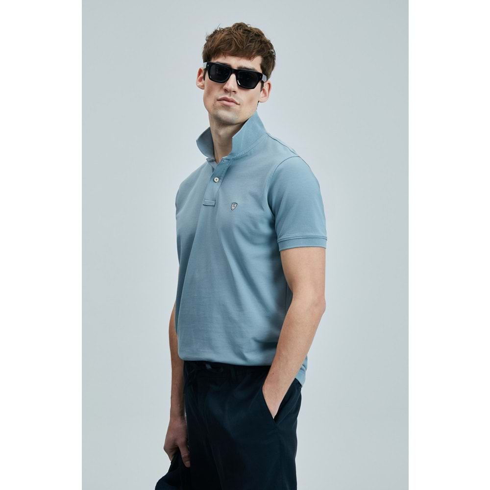 Lufian 111040206 Laon Smart Polo Yaka Tişort Erkek T-Shirt