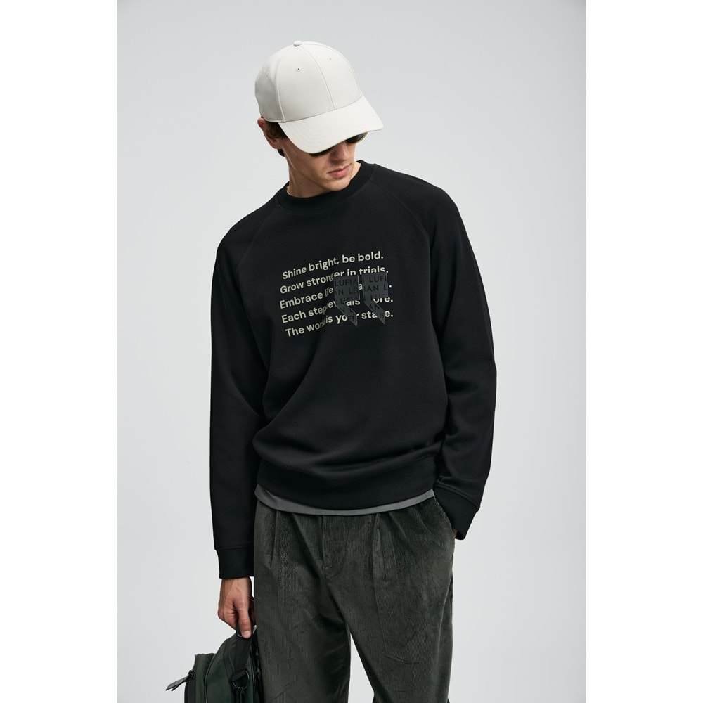 Lufian 112030174 Shadow Erkek Sweatshirt