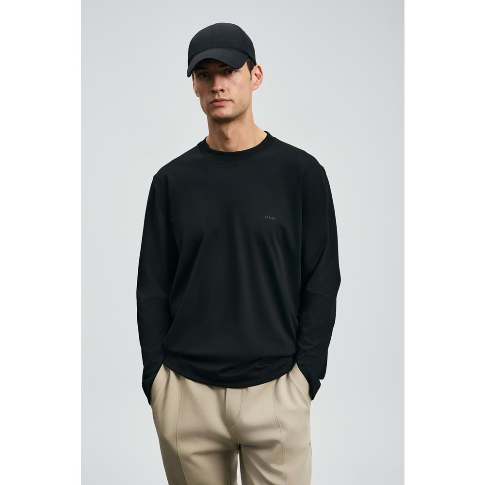 Lufian 112020056 Vıctor Uzun Kollu Tişört Erkek T-Shirt