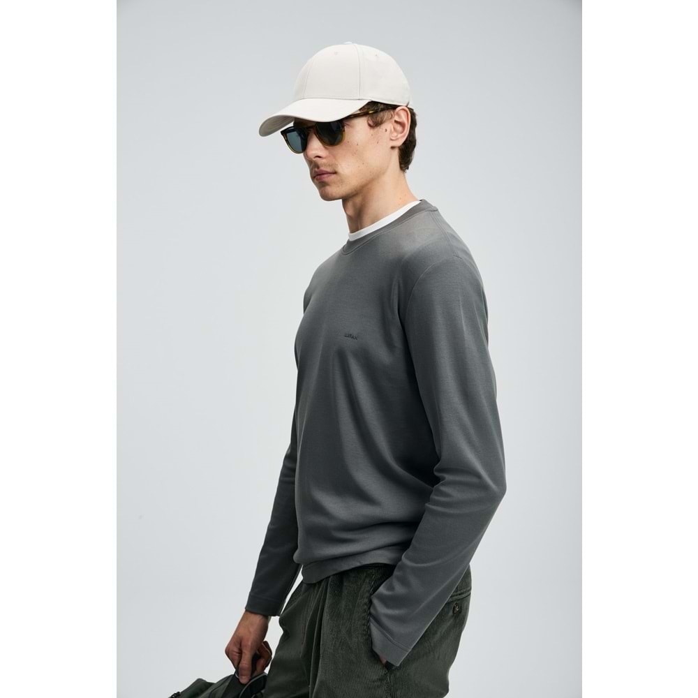 Lufian 112020056 Vıctor Uzun Kollu Tişört Erkek T-Shirt