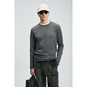 Lufian 112020056 Vıctor Uzun Kollu Tişört Erkek T-Shirt