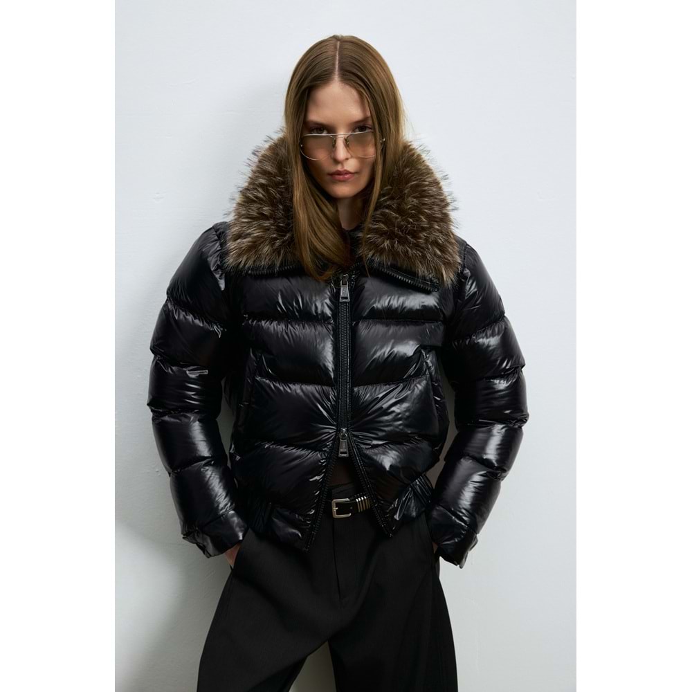 Lufian 122120059 Daısy Kaz Tüyü Kadın Mont