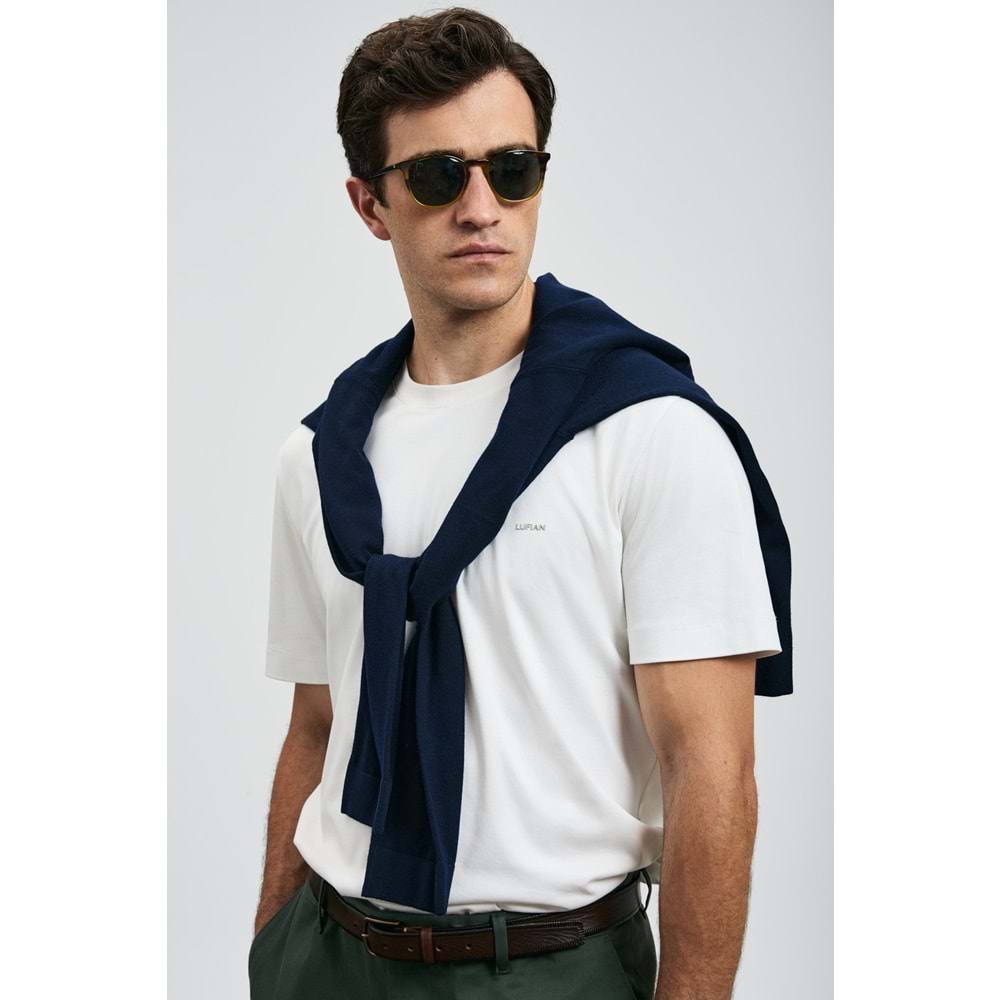 Lufian 112020058 Roland Erkek Basic Tişört Erkek T-Shirt