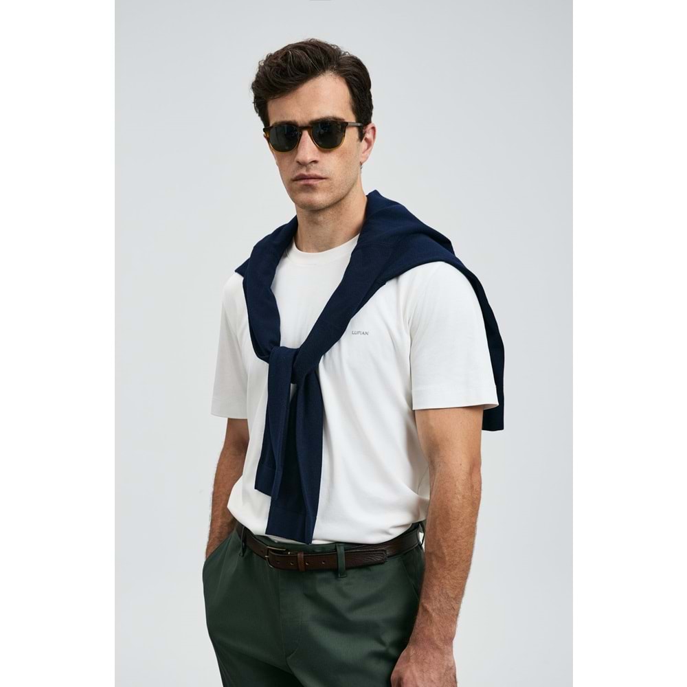 Lufian 112020058 Roland Erkek Basic Tişört Erkek T-Shirt