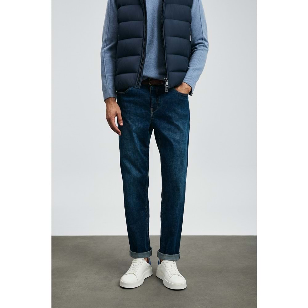 Lufian 112200250 Santo Smart Jean Erkek Pantolon Slim Fit Erkek Kot Pantolon