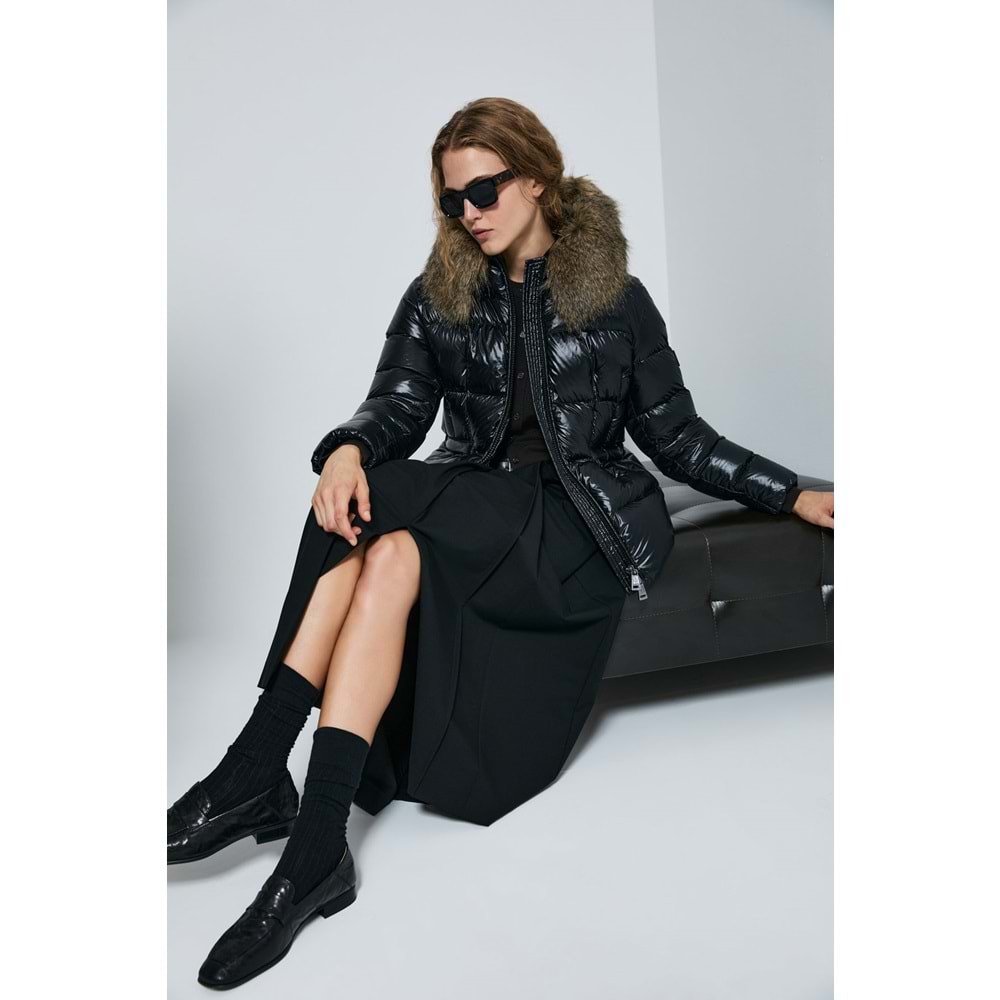 Lufian 122120042 Klemantın Kaz Tüyü Kadın Mont