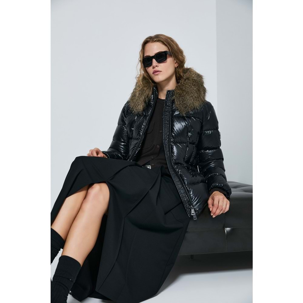 Lufian 122120042 Klemantın Kaz Tüyü Kadın Mont