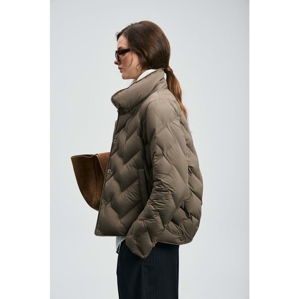 Lufian 122120043 Desert Kaz Tüyü Kadın Mont