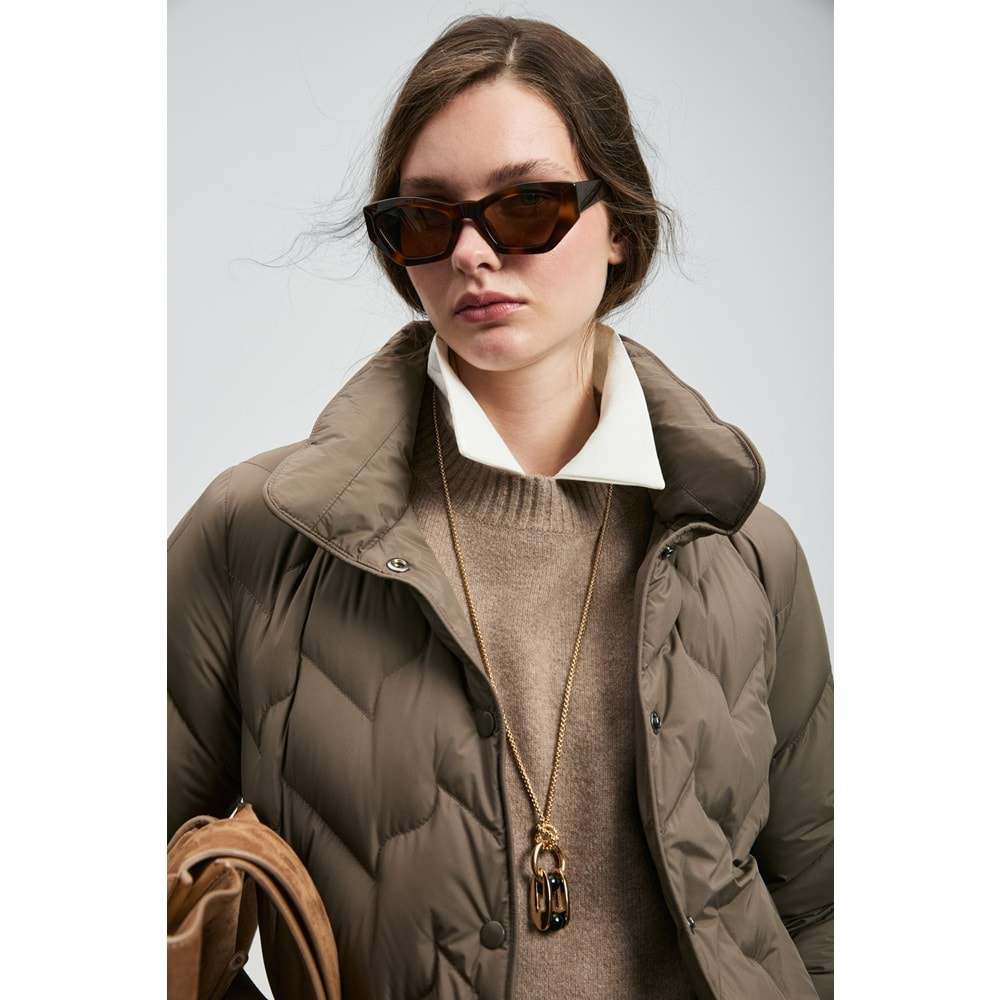 Lufian 122120043 Desert Kaz Tüyü Kadın Mont