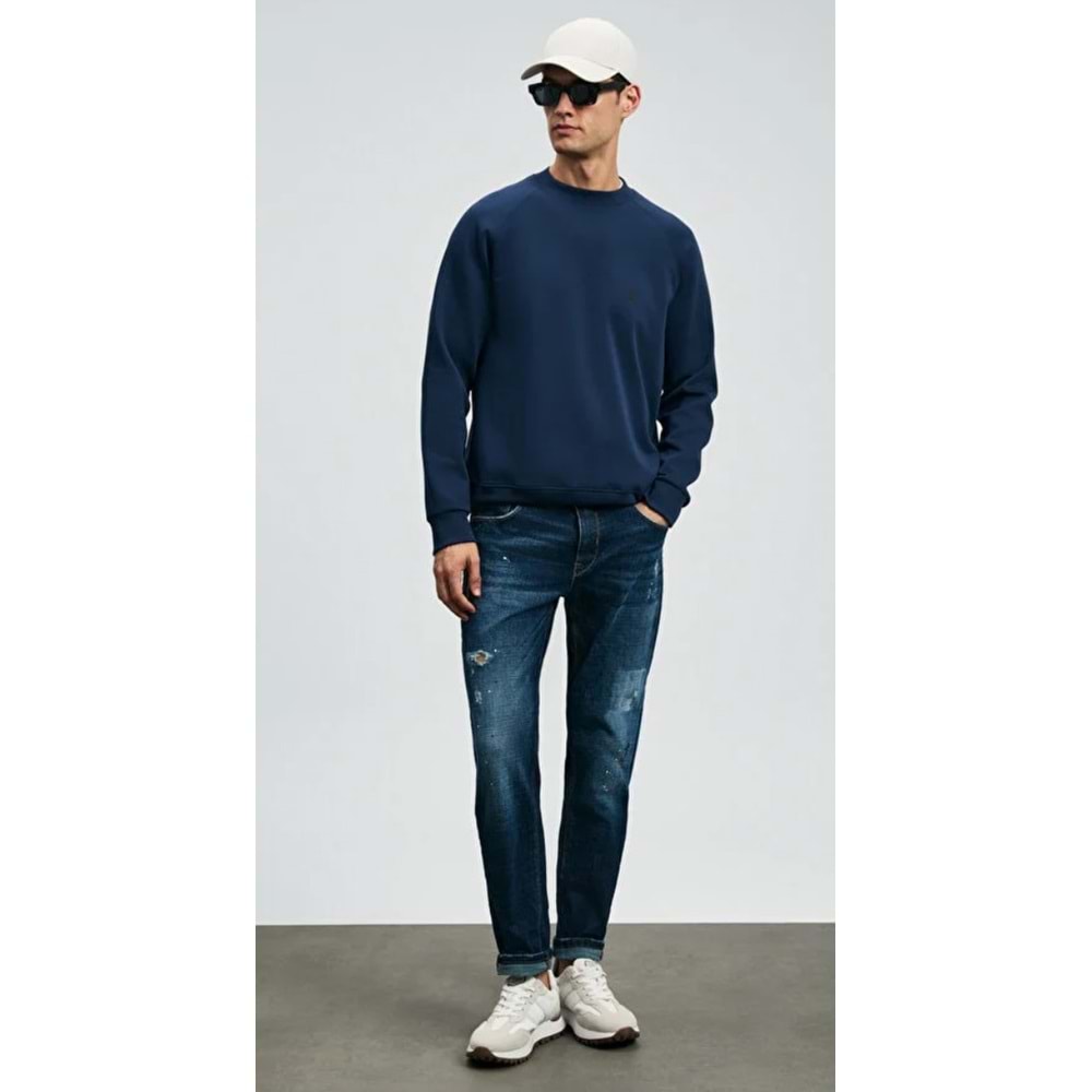 Lufian 112200229 Edgar Jean Erkek Pantolon Slim Fit Erkek Kot Pantolon