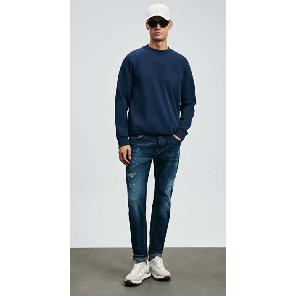 Lufian 112200229 Edgar Jean Erkek Pantolon Slim Fit Erkek Kot Pantolon