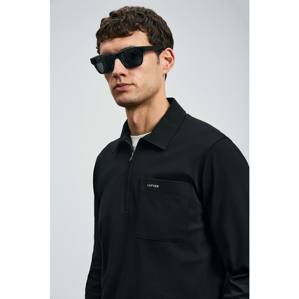 Lufian 112040043 Lucas Smart Polo Tişört Erkek Sweatshirt