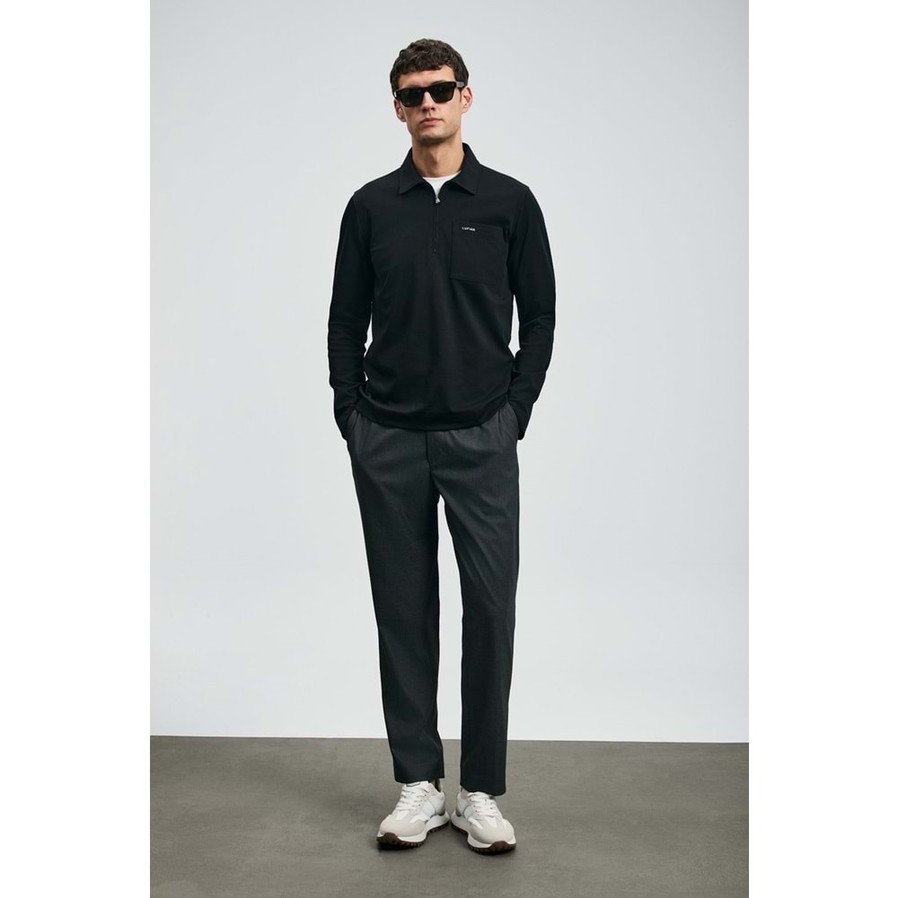 Lufian 112040043 Lucas Smart Polo Tişört Erkek Sweatshirt