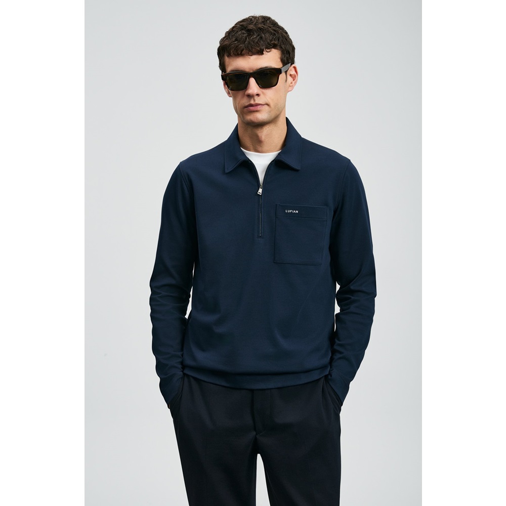 Lufian 112040043 Lucas Smart Polo Tişört Erkek Sweatshirt