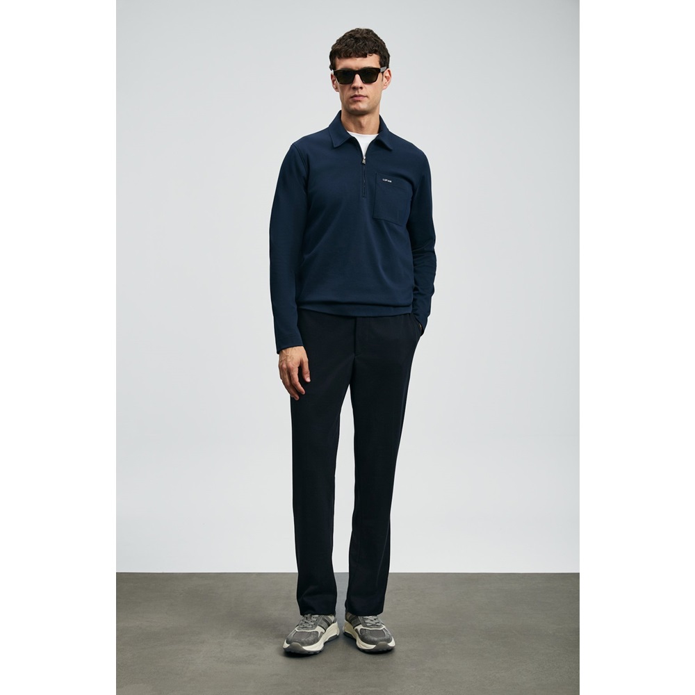 Lufian 112040043 Lucas Smart Polo Tişört Erkek Sweatshirt