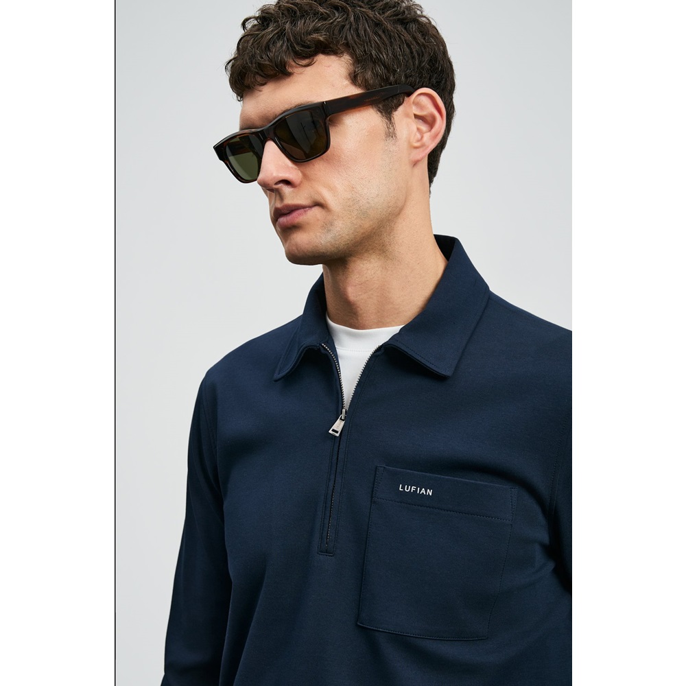 Lufian 112040043 Lucas Smart Polo Tişört Erkek Sweatshirt
