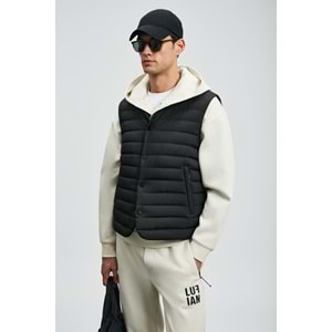 Lufian 112130027 Soon Kaz Tüyü Erkek Yelek