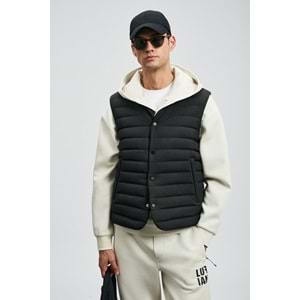 Lufian 112130027 Soon Kaz Tüyü Erkek Yelek