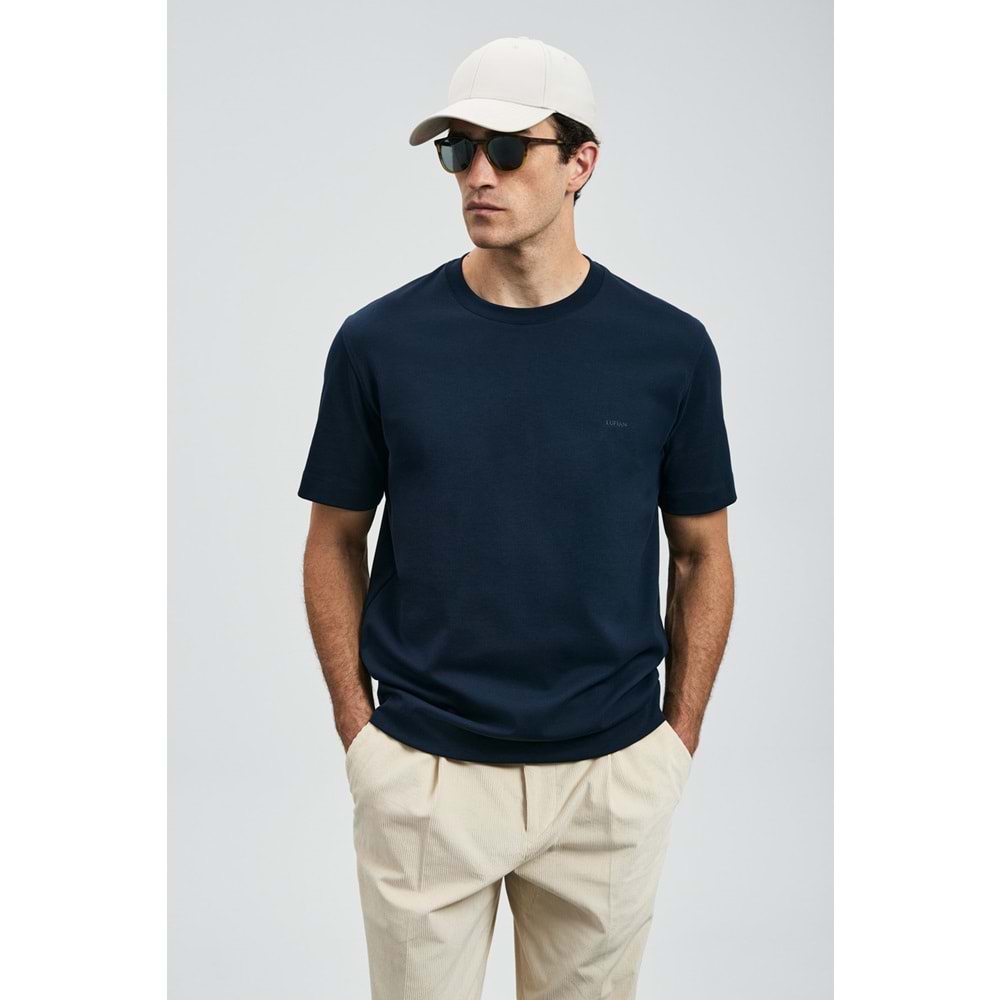 Lufian 112020058 Roland Erkek Basic Tişört Erkek T-Shirt