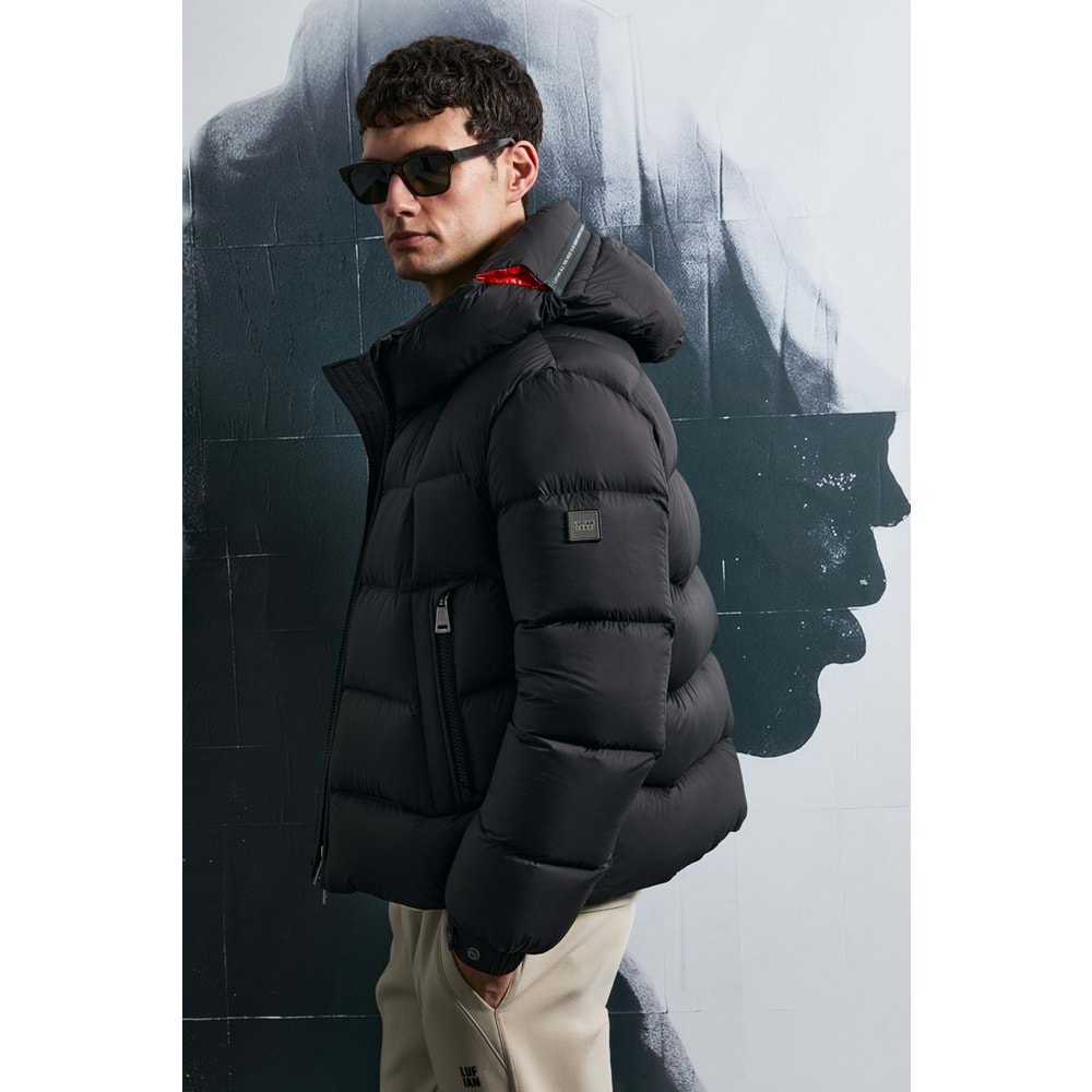 Lufian 112120251 Jacop Kaz Tüyü Erkek Mont