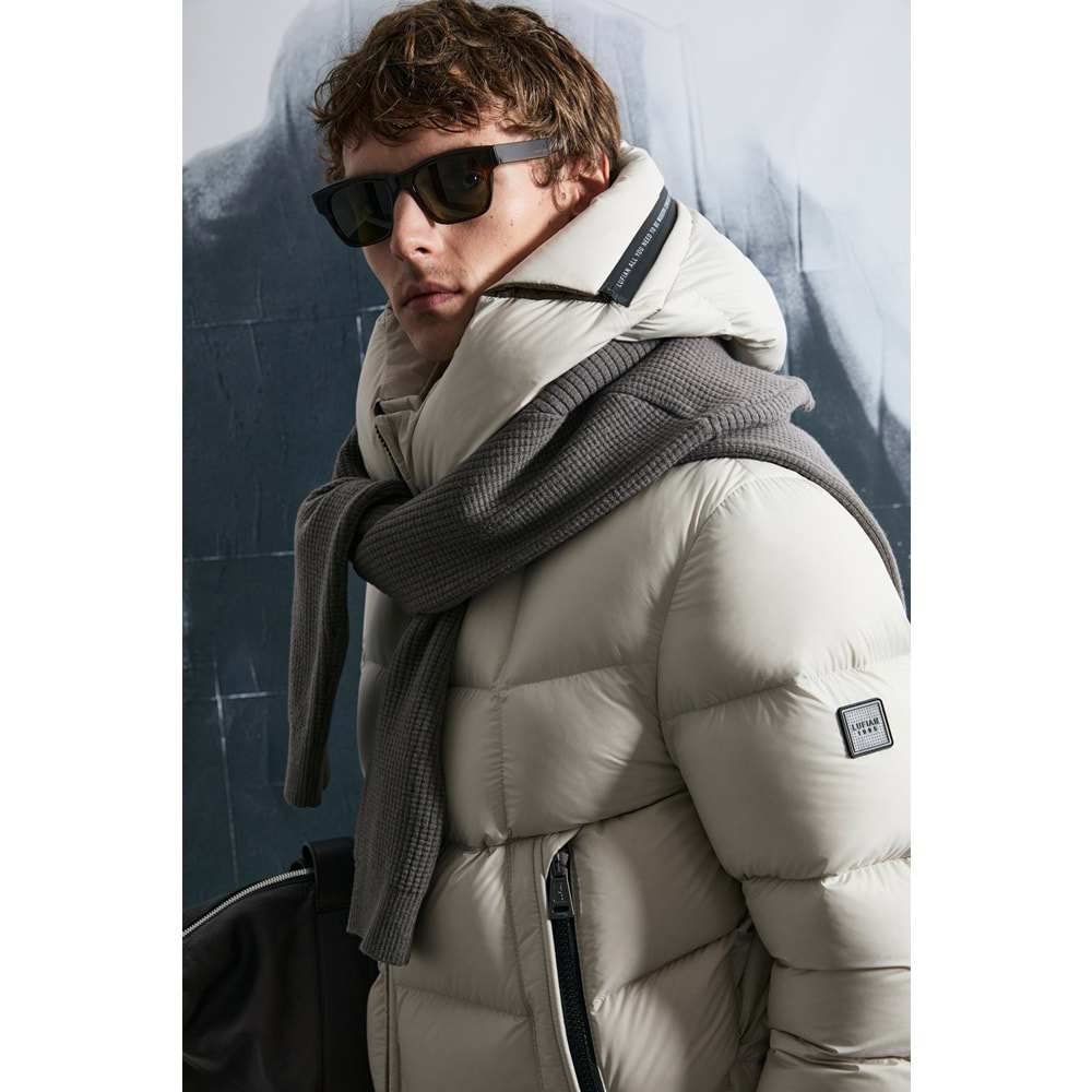 Lufian 112120251 Jacop Kaz Tüyü Erkek Mont