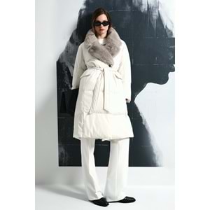 Lufian 122120048 Hermes Kaz Tüyü Kadın Mont