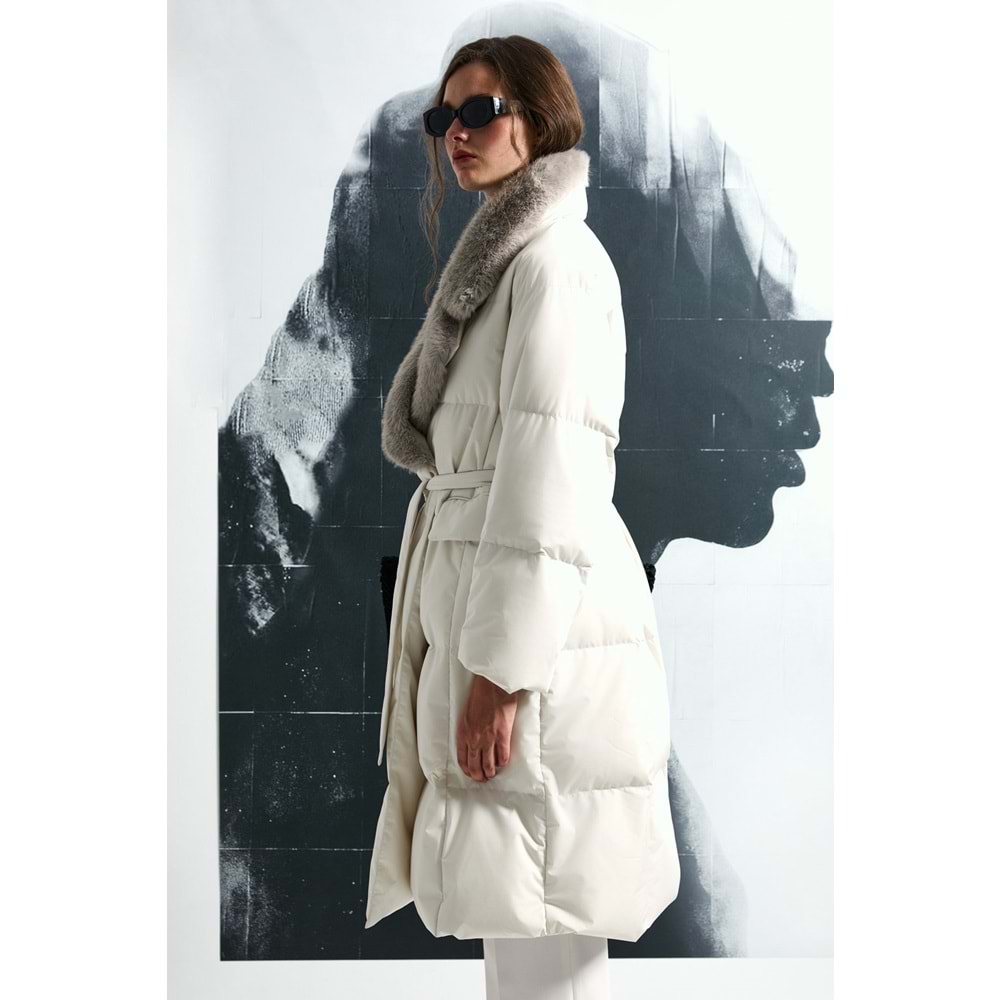 Lufian 122120048 Hermes Kaz Tüyü Kadın Mont