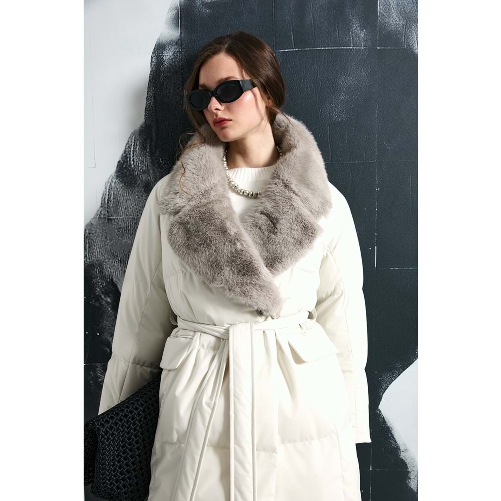 Lufian 122120048 Hermes Kaz Tüyü Kadın Mont