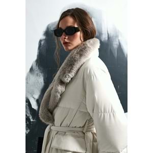 Lufian 122120048 Hermes Kaz Tüyü Kadın Mont