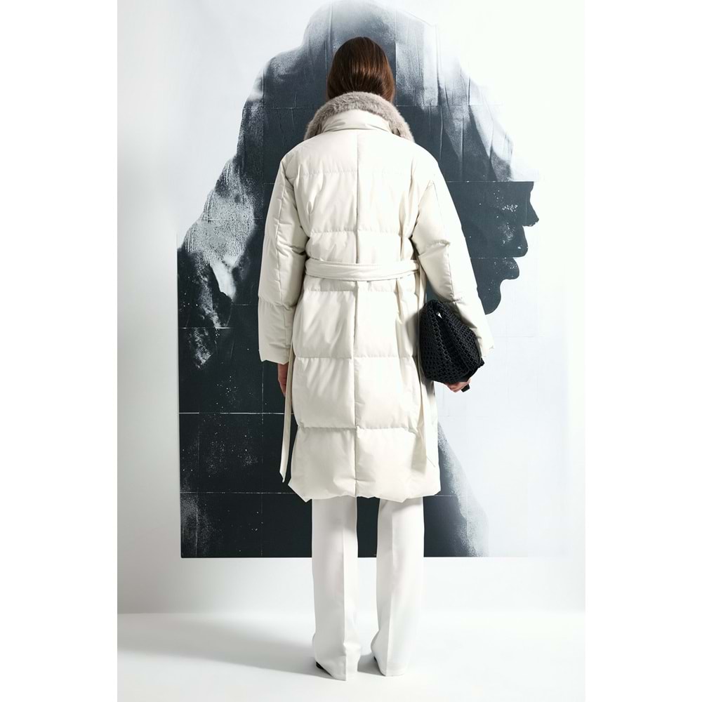 Lufian 122120048 Hermes Kaz Tüyü Kadın Mont