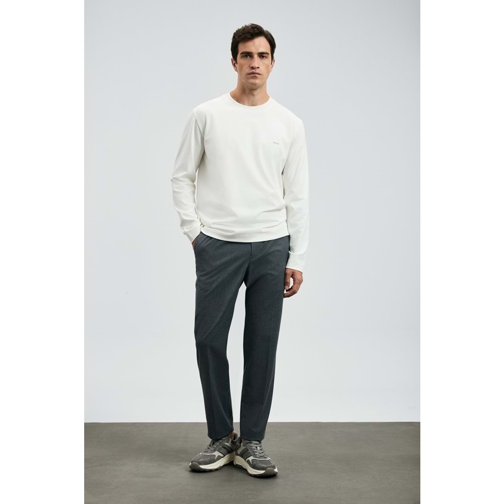 Lufian 112020056 Vıctor Uzun Kollu Tişört Erkek T-Shirt