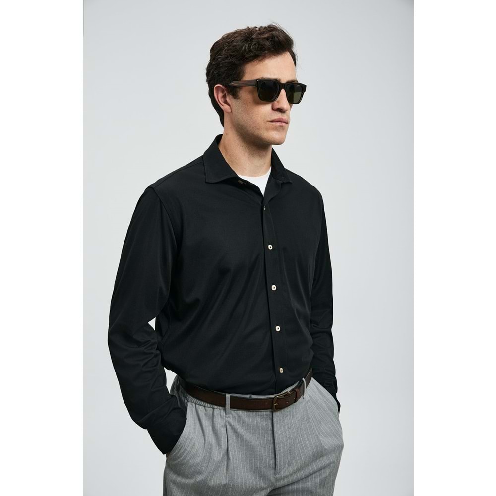 Lufian 112010668 Carl Erkek Basic Gömlek Regular Fit Erkek Gömlek