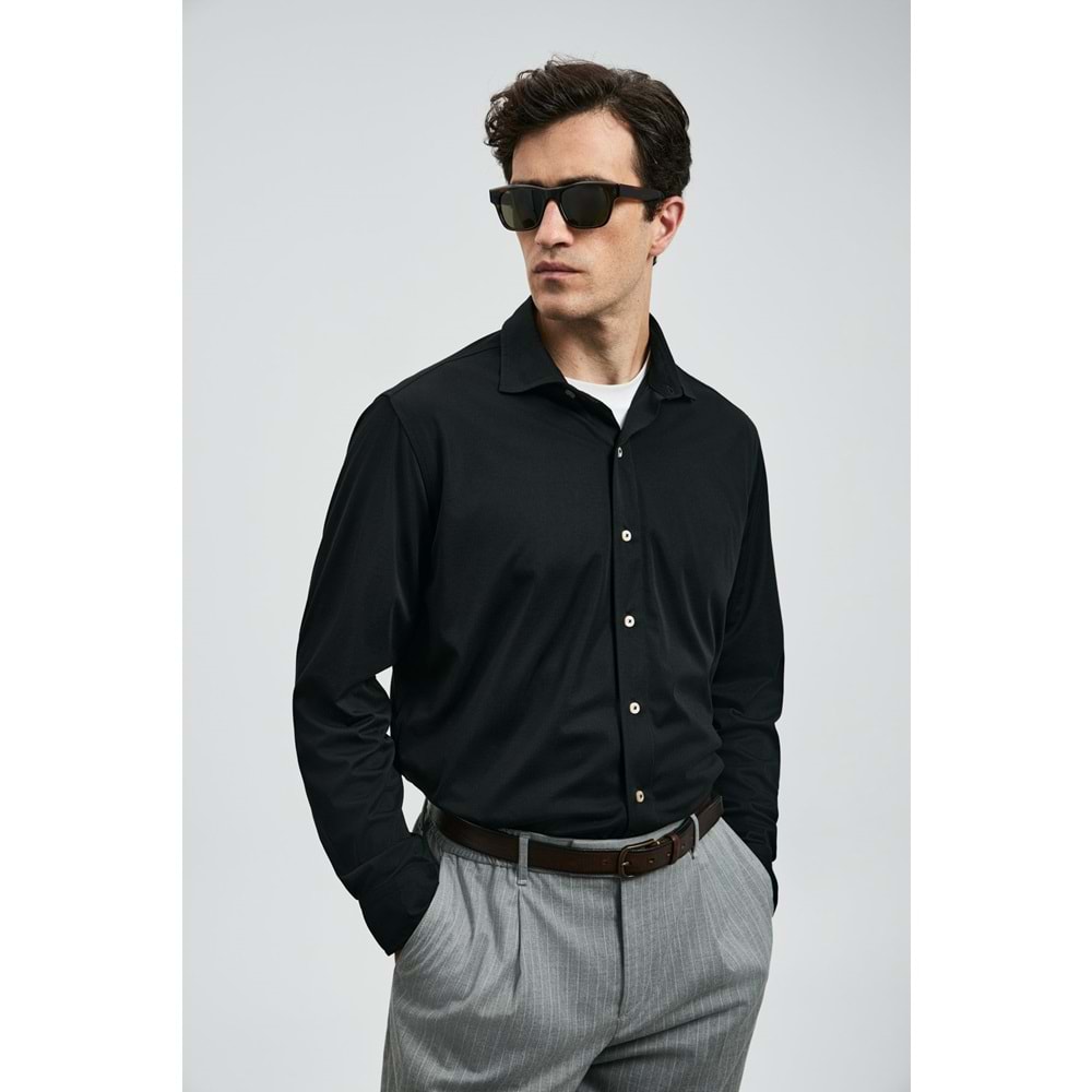 Lufian 112010668 Carl Erkek Basic Gömlek Regular Fit Erkek Gömlek