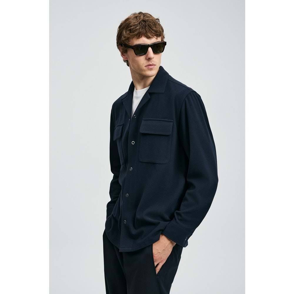 Lufian 112010670 Ador Erkek Basic Gömlek Regular Fit Erkek Gömlek