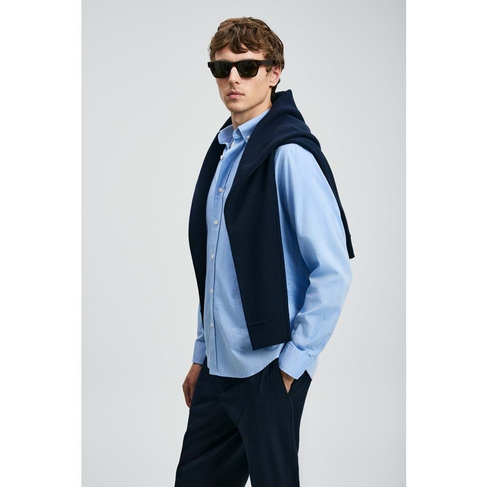 Lufian 112010676 Danıel Erkek Basic Gömlek Regular Fit Erkek Gömlek