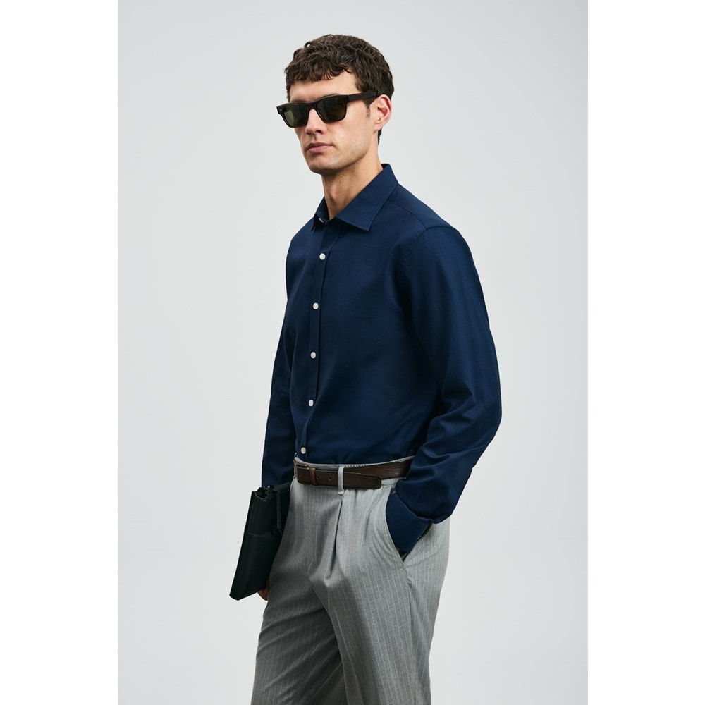 Lufian 112010678 Veran Erkek Basic Gömlek Regular Fit Erkek Gömlek