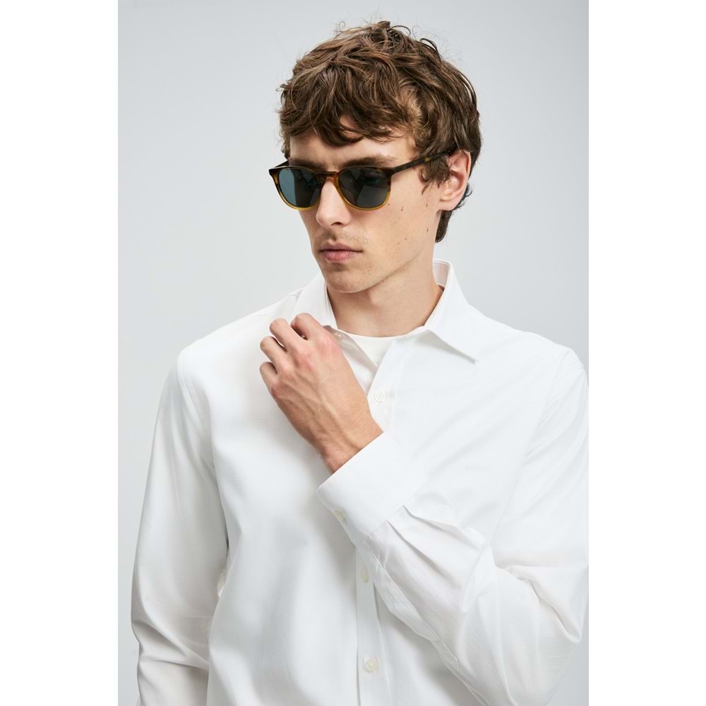 Lufian 112010678 Veran Erkek Basic Gömlek Regular Fit Erkek Gömlek