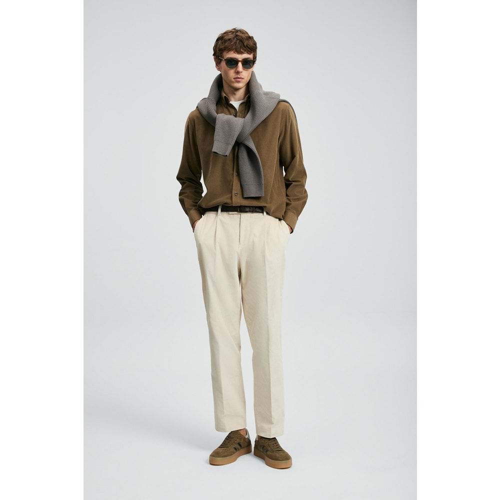 Lufian 112010682 Drew Erkek Basic Gömlek Regular Fit Erkek Gömlek