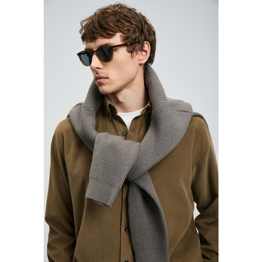 Lufian 112010682 Drew Erkek Basic Gömlek Regular Fit Erkek Gömlek