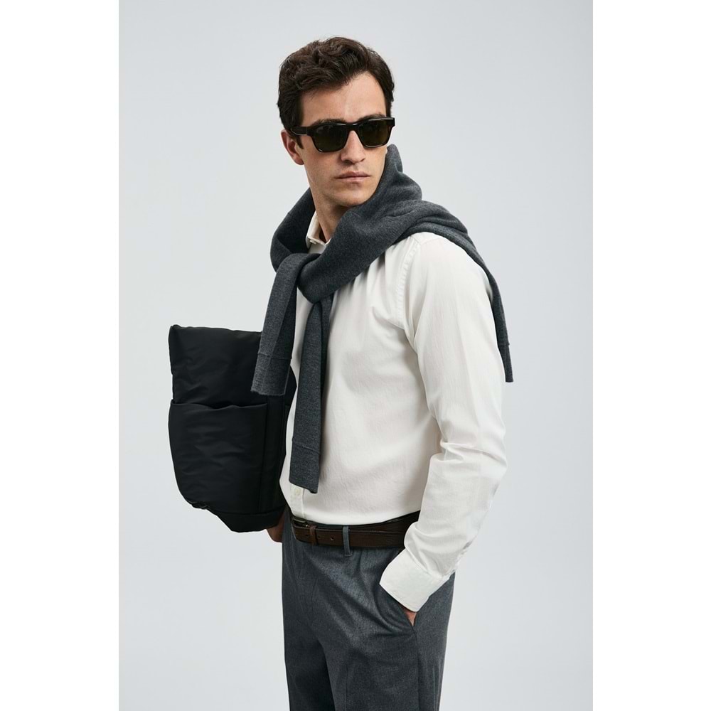 Lufian 112010686 Ferla Basic Gömlek Regular Fit Erkek Gömlek