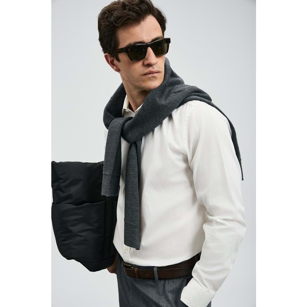 Lufian 112010686 Ferla Basic Gömlek Regular Fit Erkek Gömlek