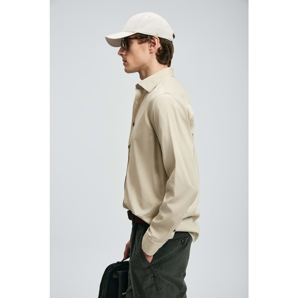 Lufian 112010686 Ferla Basic Gömlek Regular Fit Erkek Gömlek