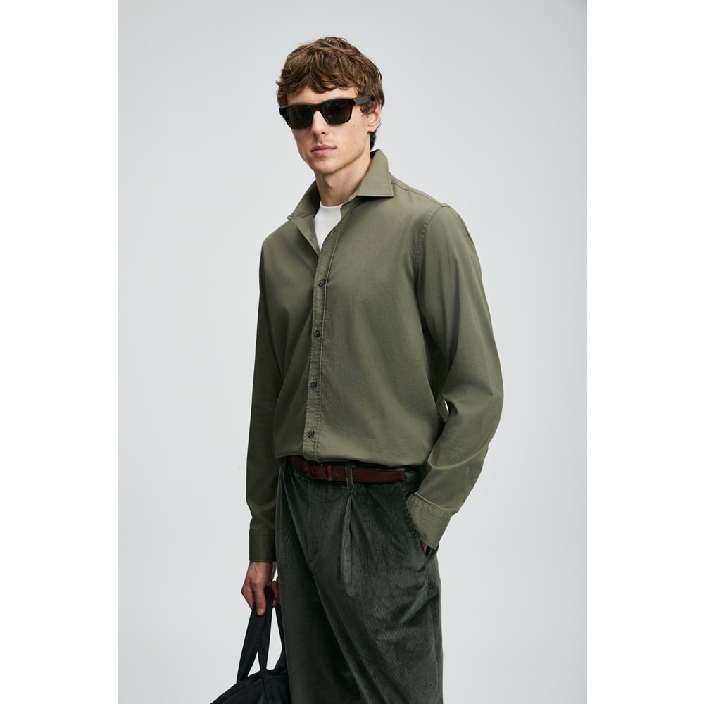 Lufian 112010686 Ferla Basic Gömlek Regular Fit Erkek Gömlek