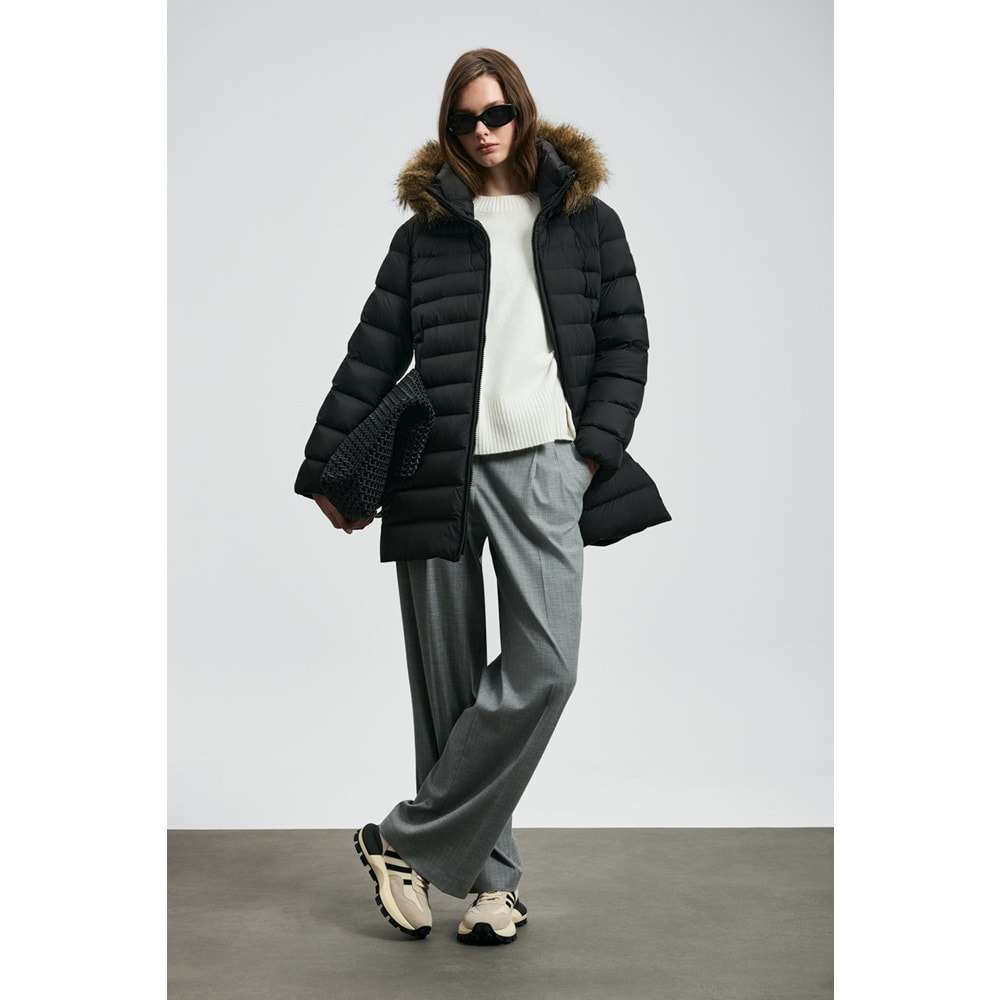 Lufian 122120049 Elıt Kaz Tüyü Kadın Mont