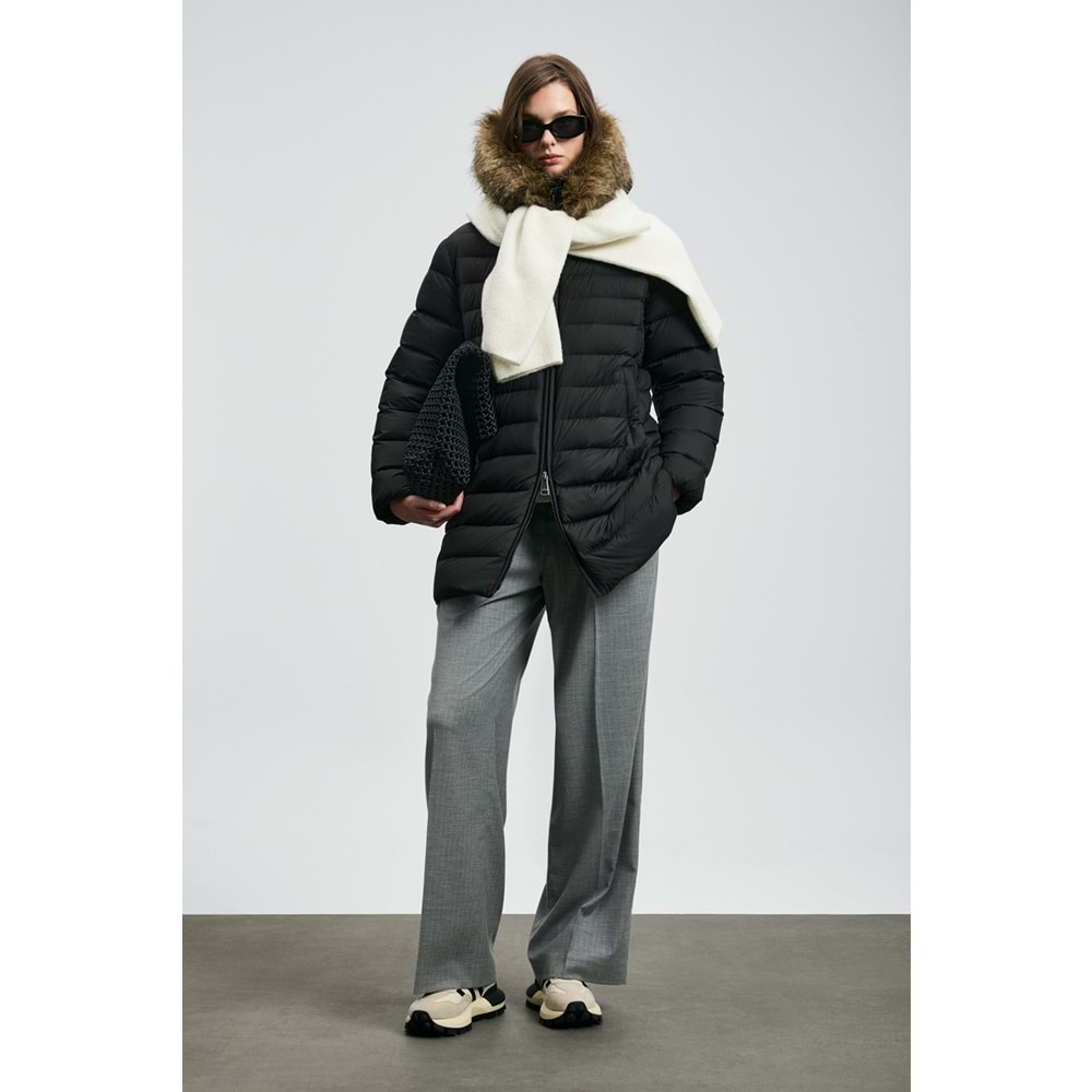 Lufian 122120049 Elıt Kaz Tüyü Kadın Mont