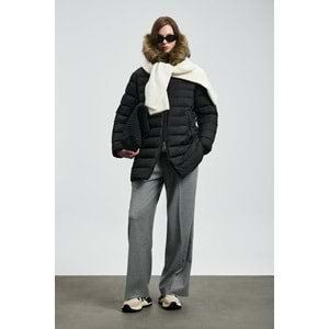 Lufian 122120049 Elıt Kaz Tüyü Kadın Mont