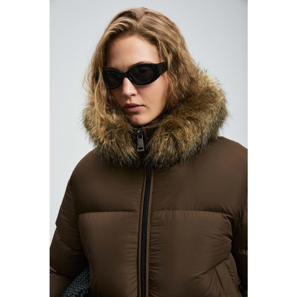 Lufian 122120052 Sunshıne Kaz Tüyü Kadın Mont